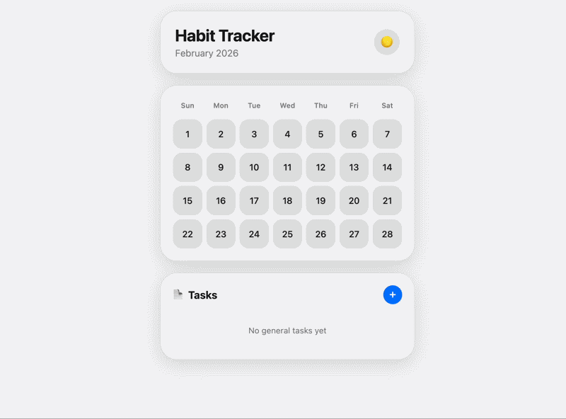 Habit Tracker preview