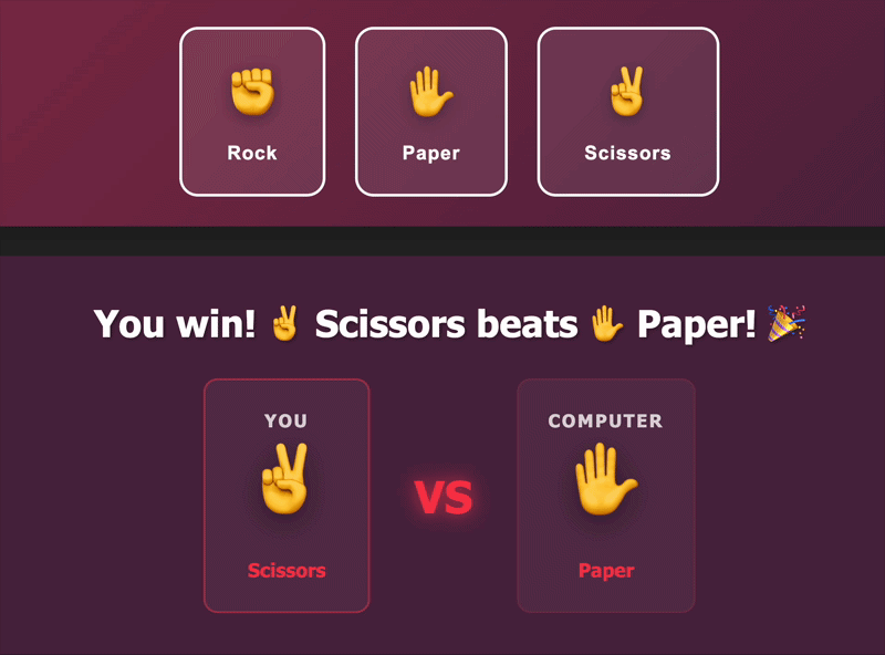 Rock Paper Scissors preview